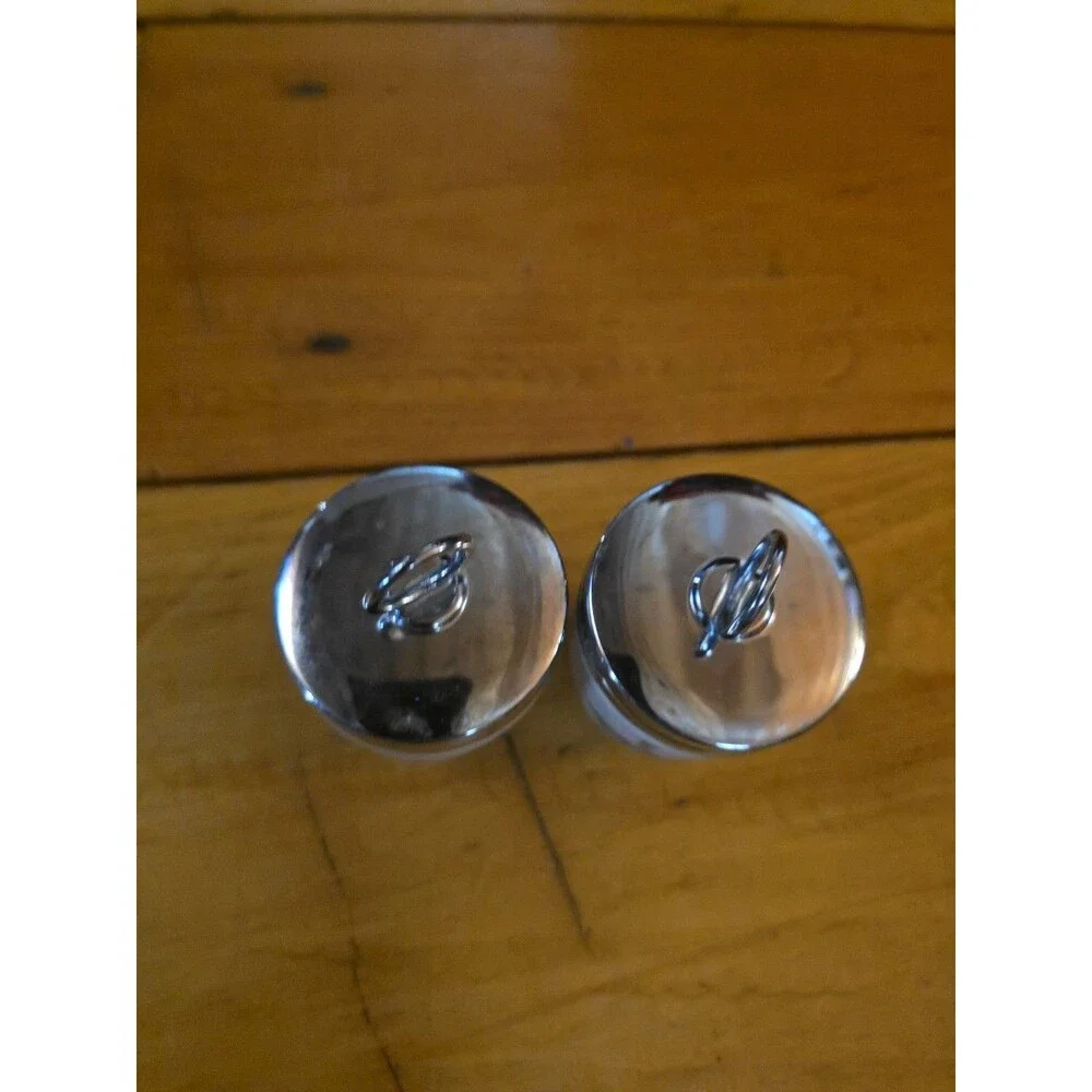Royal Worcester Set Of 2 Birds Egg Coddlers Porcelain Chrome Lid England VINTAGE